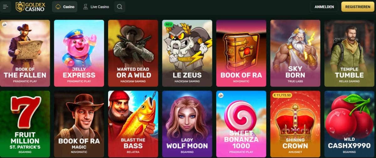 Goldex Casino: Luxus-Casino & 38.000 € Welcome-Paket image 2